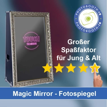 In Reichelsheim (Wetterau) einen Magic Mirror Fotospiegel mieten