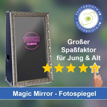 In Reinbek einen Magic Mirror Fotospiegel mieten