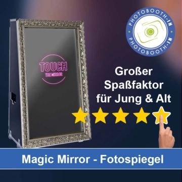 In Reiskirchen einen Magic Mirror Fotospiegel mieten