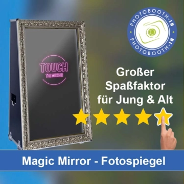 In Rhauderfehn einen Magic Mirror Fotospiegel mieten