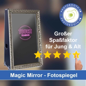In Rheinmünster einen Magic Mirror Fotospiegel mieten
