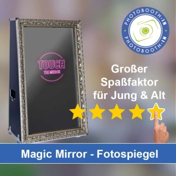 In Rheinsberg einen Magic Mirror Fotospiegel mieten