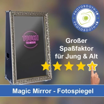 In Rickling einen Magic Mirror Fotospiegel mieten