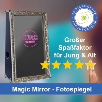 In Riegelsberg einen Magic Mirror Fotospiegel mieten