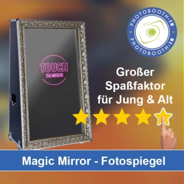 In Rimbach (Odenwald) einen Magic Mirror Fotospiegel mieten