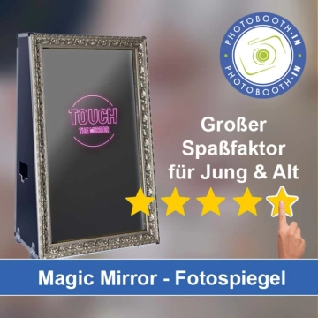 In Risum-Lindholm einen Magic Mirror Fotospiegel mieten