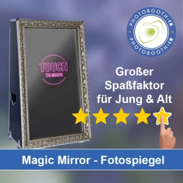 In Rochlitz einen Magic Mirror Fotospiegel mieten