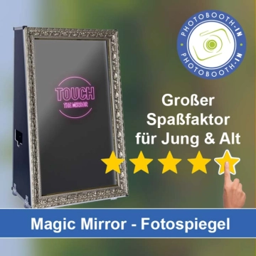 In Rodenbach (Westpfalz) einen Magic Mirror Fotospiegel mieten