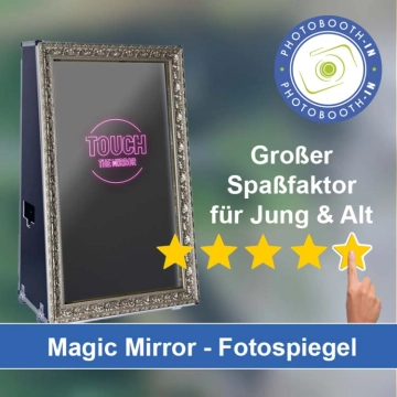 In Rodenberg einen Magic Mirror Fotospiegel mieten