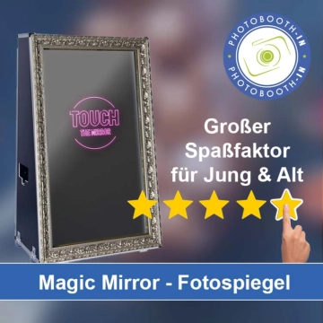 In Rodgau einen Magic Mirror Fotospiegel mieten