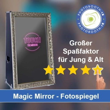 In Röbel-Müritz einen Magic Mirror Fotospiegel mieten