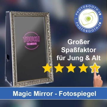 In Röhrmoos einen Magic Mirror Fotospiegel mieten