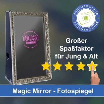 In Röttenbach (Landkreis Roth) einen Magic Mirror Fotospiegel mieten