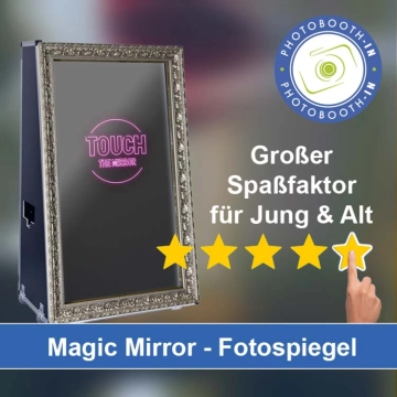 In Rommerskirchen einen Magic Mirror Fotospiegel mieten