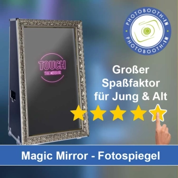 In Rosenheim einen Magic Mirror Fotospiegel mieten