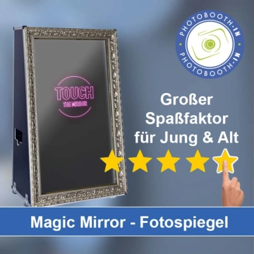 In Rothenburg ob der Tauber einen Magic Mirror Fotospiegel mieten
