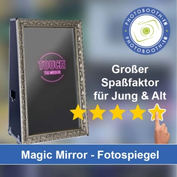 In Rothenburg/Oberlausitz einen Magic Mirror Fotospiegel mieten