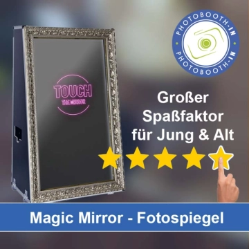 In Rottenburg am Neckar einen Magic Mirror Fotospiegel mieten