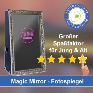 In Rückersdorf (Mittelfranken) einen Magic Mirror Fotospiegel mieten