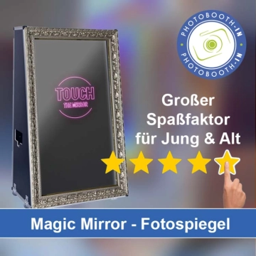 In Rüdersdorf bei Berlin einen Magic Mirror Fotospiegel mieten