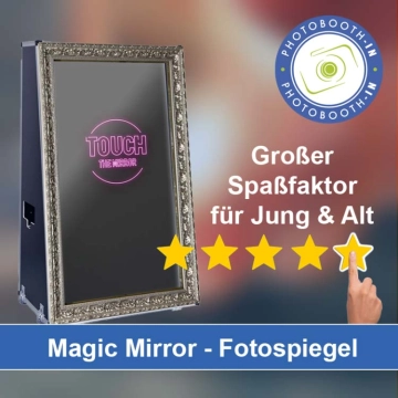 In Rüsselsheim am Main einen Magic Mirror Fotospiegel mieten