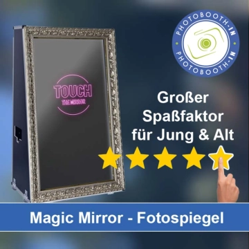 In Saaldorf-Surheim einen Magic Mirror Fotospiegel mieten