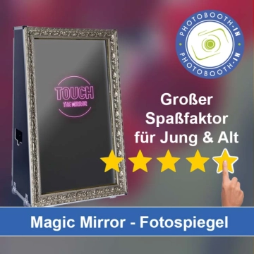 In Saerbeck einen Magic Mirror Fotospiegel mieten