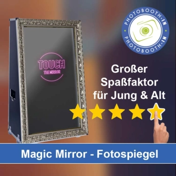 In Salzkotten einen Magic Mirror Fotospiegel mieten