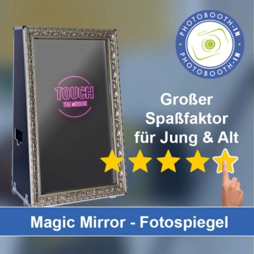 In Salzwedel einen Magic Mirror Fotospiegel mieten