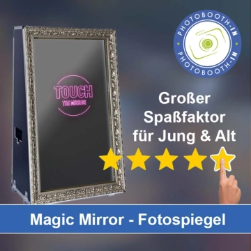In Sandhausen einen Magic Mirror Fotospiegel mieten