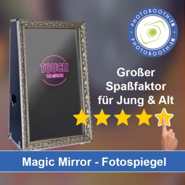 In Sanitz einen Magic Mirror Fotospiegel mieten