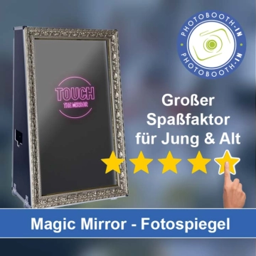 In Sankt Georgen im Schwarzwald einen Magic Mirror Fotospiegel mieten