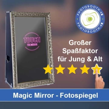 In Sankt Ingbert einen Magic Mirror Fotospiegel mieten