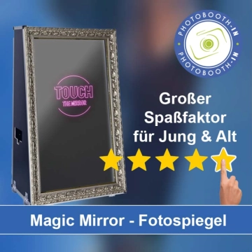 In Sankt Johann (Württemberg) einen Magic Mirror Fotospiegel mieten