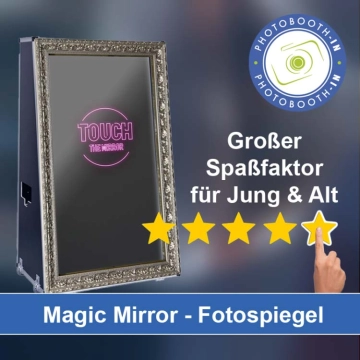 In Sasbach am Kaiserstuhl einen Magic Mirror Fotospiegel mieten