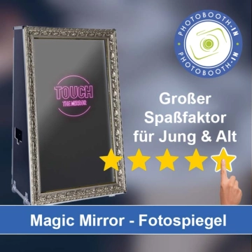 In Sassnitz einen Magic Mirror Fotospiegel mieten