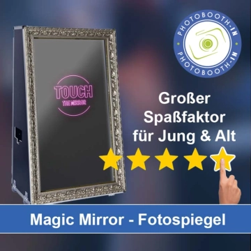 In Satteldorf einen Magic Mirror Fotospiegel mieten