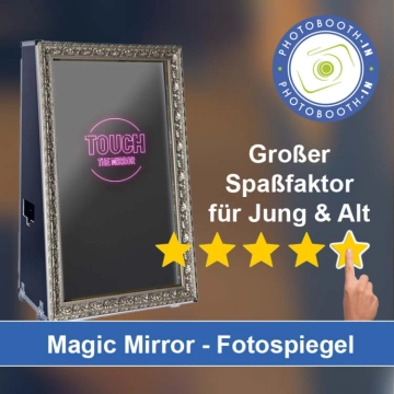 In Scharnebeck einen Magic Mirror Fotospiegel mieten