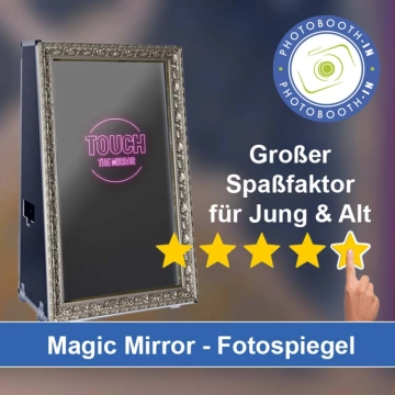 In Schauenburg einen Magic Mirror Fotospiegel mieten