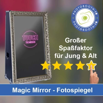 In Scheidegg einen Magic Mirror Fotospiegel mieten