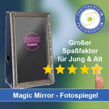 In Scheinfeld einen Magic Mirror Fotospiegel mieten