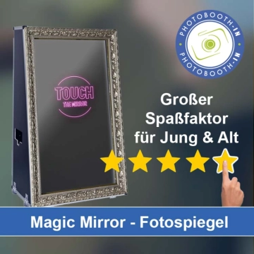 In Schenkendöbern einen Magic Mirror Fotospiegel mieten