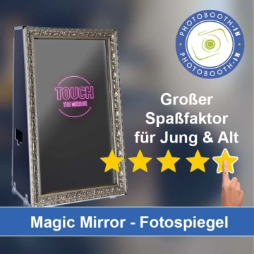 In Schermbeck einen Magic Mirror Fotospiegel mieten