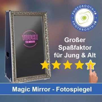 In Schernfeld einen Magic Mirror Fotospiegel mieten