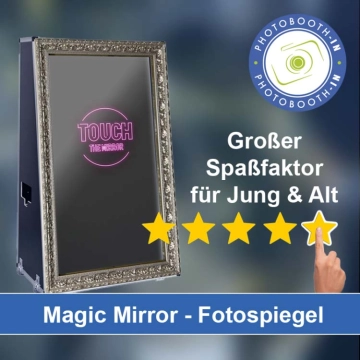 In Schleiz einen Magic Mirror Fotospiegel mieten