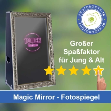 In Schloß Holte-Stukenbrock einen Magic Mirror Fotospiegel mieten