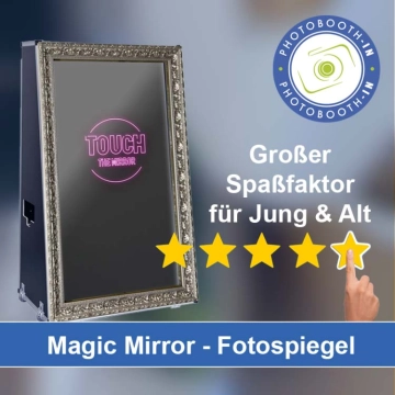 In Schnaitsee einen Magic Mirror Fotospiegel mieten