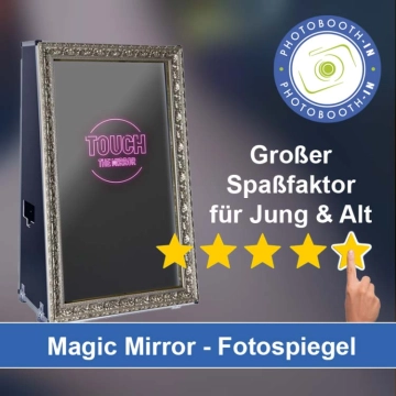 In Schnaittach einen Magic Mirror Fotospiegel mieten