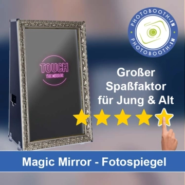 In Schneeberg (Erzgebirge) einen Magic Mirror Fotospiegel mieten