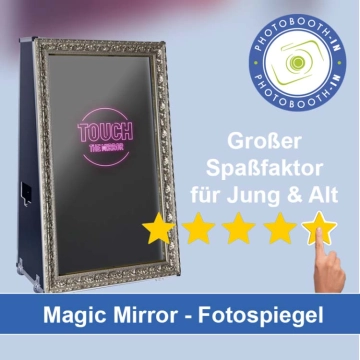 In Schnelldorf einen Magic Mirror Fotospiegel mieten